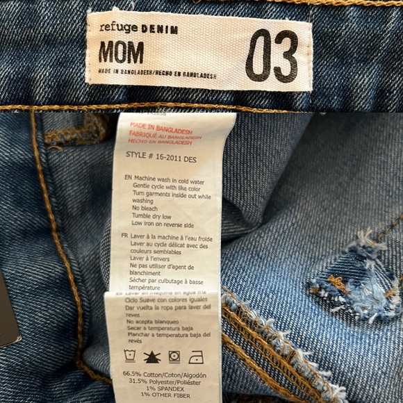 Refuge Medium Wash High Rise Jeans, 3 - Picture 7 of 7